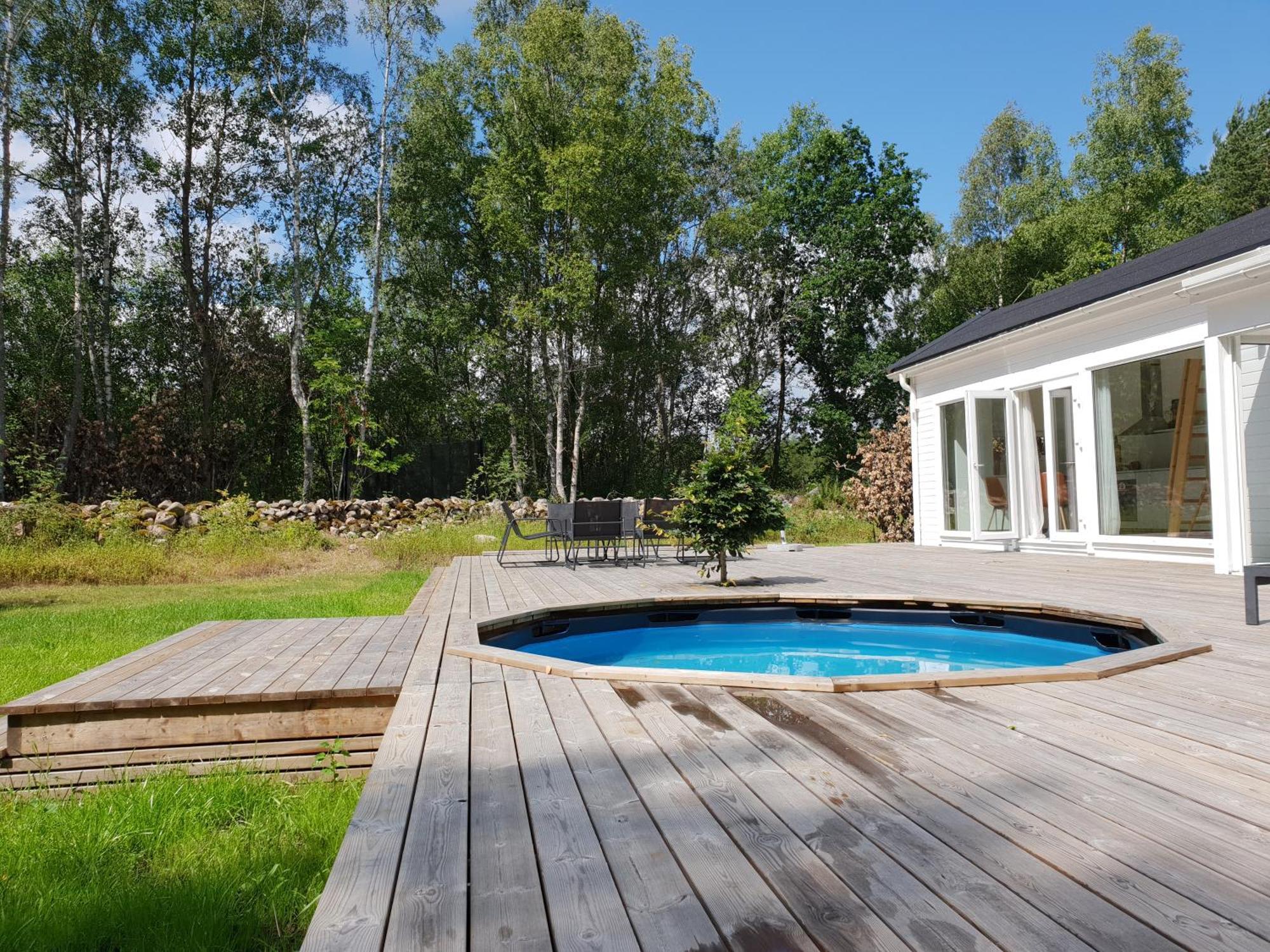 Cabin In The Forest With Spa Bath Vastra Torup Экстерьер фото
