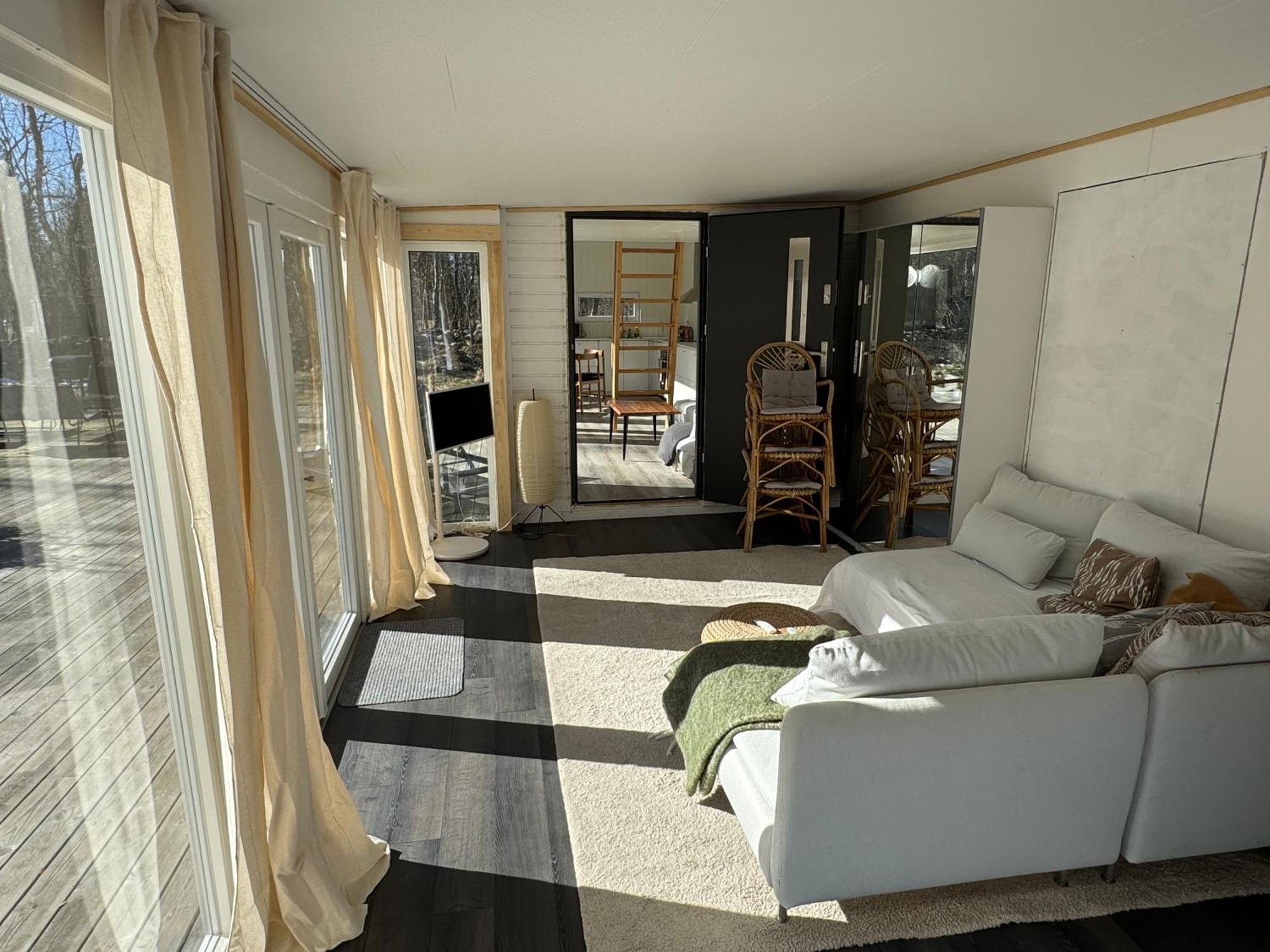 Cabin In The Forest With Spa Bath Vastra Torup Экстерьер фото